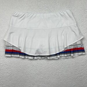 LUCKY IN LOVE Skirt Skort White Layered Tennis Golf Womens Size XL‎ 16